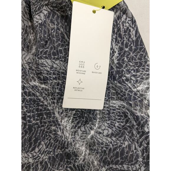 Running Shorts Athletic Shibori Marble Mid Rise 3 in Inseam All in Motion Gray S - Picture 9 of 12